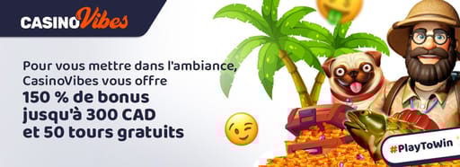 Offre de bienvenue CasinoVibes