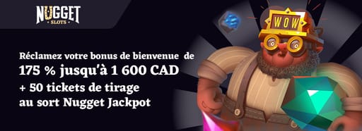 Bonus de bienvenue Nuggetslots Casino