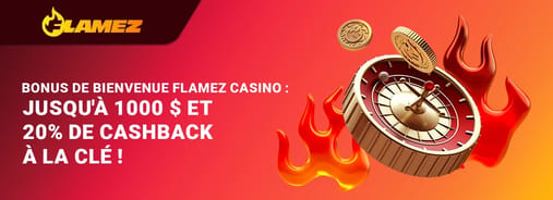 Le bonus bienvenue flamez casino