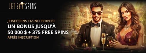 Le bonus bienvenue jetsetspins casino