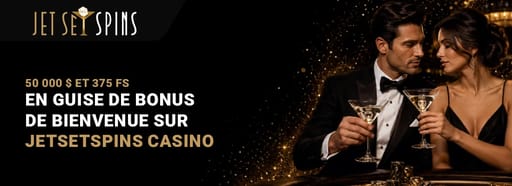 Le bonus de bienvenue de Jetsetspins Casino